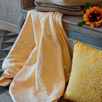 Calyz Layered Yellow Summer Throw